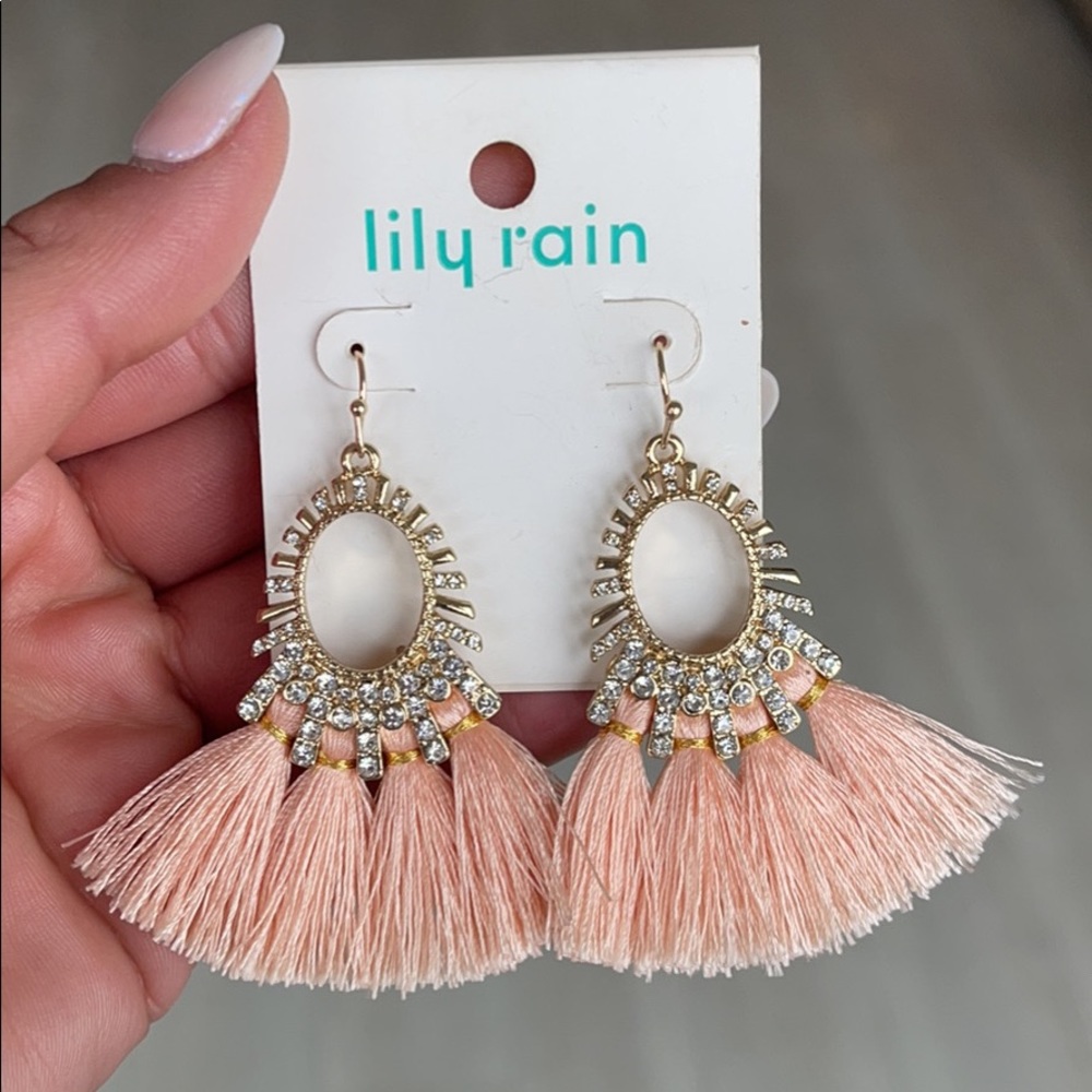 Lily Rain Crystal Drop Earrings